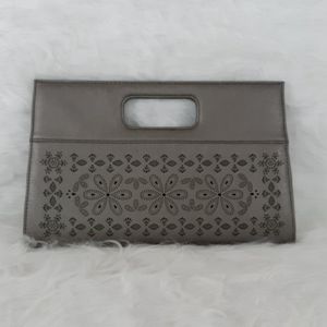 Versona Clutch Purse Silver/Gray